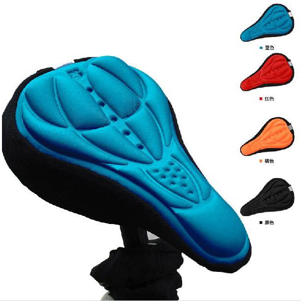 190812 Bicycle embossed cushion cover color 3D breathable cushion sponge cushion cover bicycle saddle