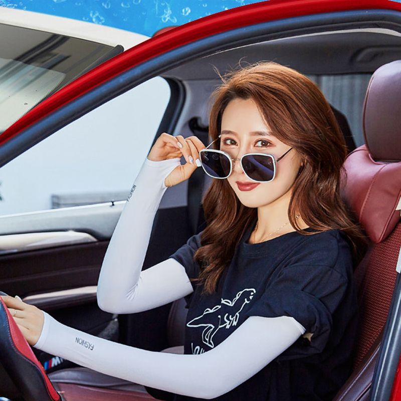 防晒冰袖夏季护手臂防紫外线户外遮阳手袖