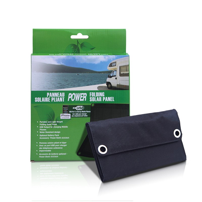 5w单晶太阳能板 户外太阳能应急充电器 手机充电器详情图5