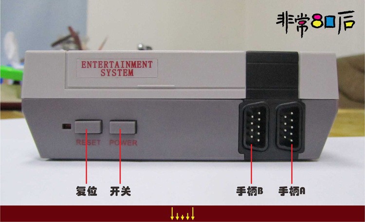 跨境专供电视迷你NES游戏机 FC游戏机双人手柄怀旧8位经典红白机详情图13