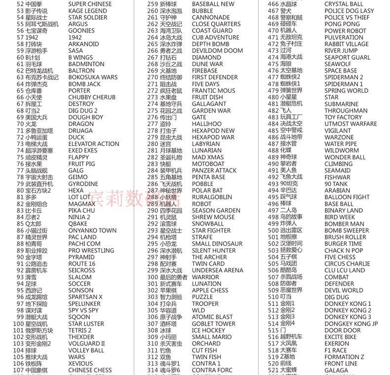 跨境专供电视迷你NES游戏机 FC游戏机双人手柄怀旧8位经典红白机详情图15