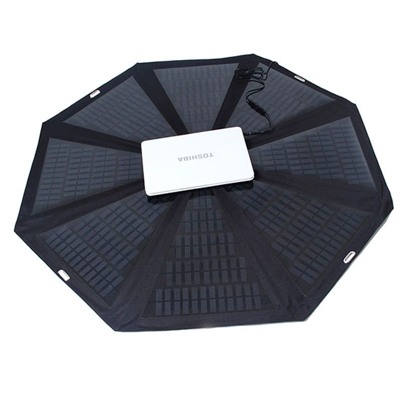 60W太阳能折叠伞单晶太阳能发电户外充电