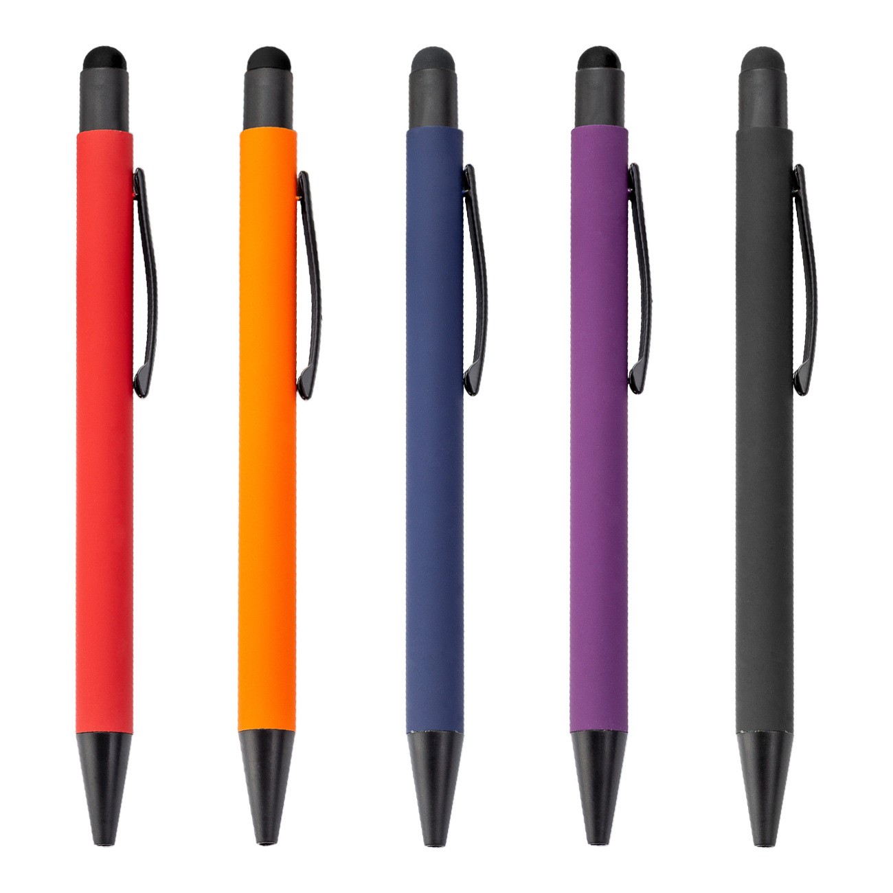 Cross-border best-selling bouncing oil pens, jumping metal ballpoint pens, custom advertising gifts, logo metal ballpoint pens pic 1