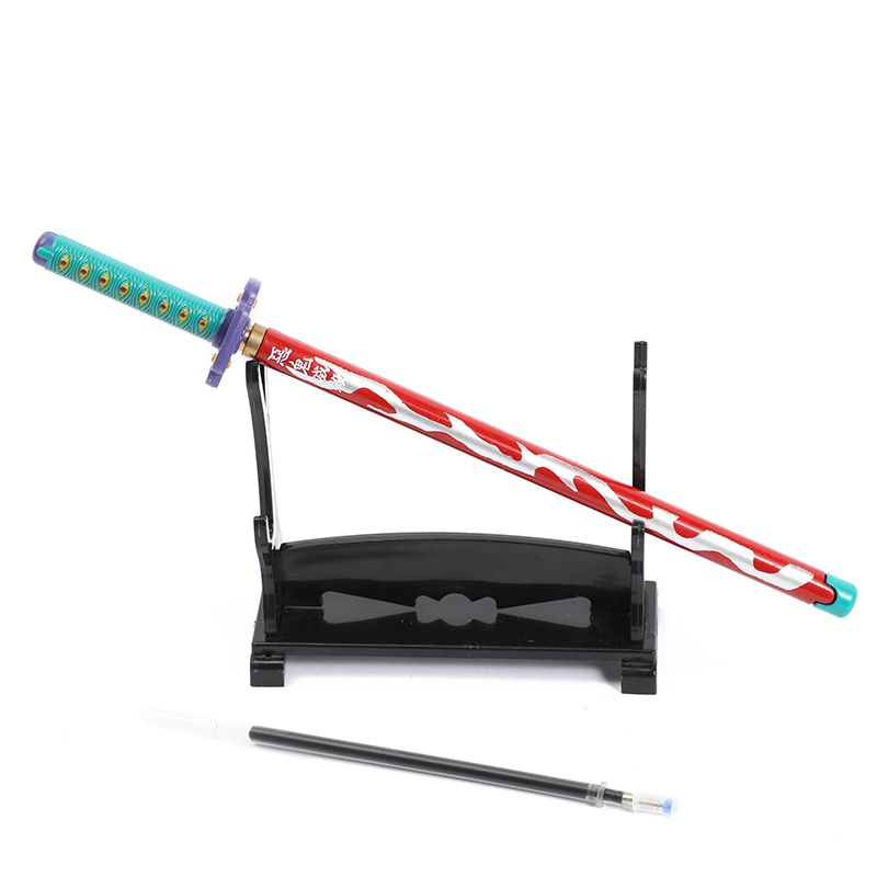 鬼灭之刃/动漫签名笔白底实物图