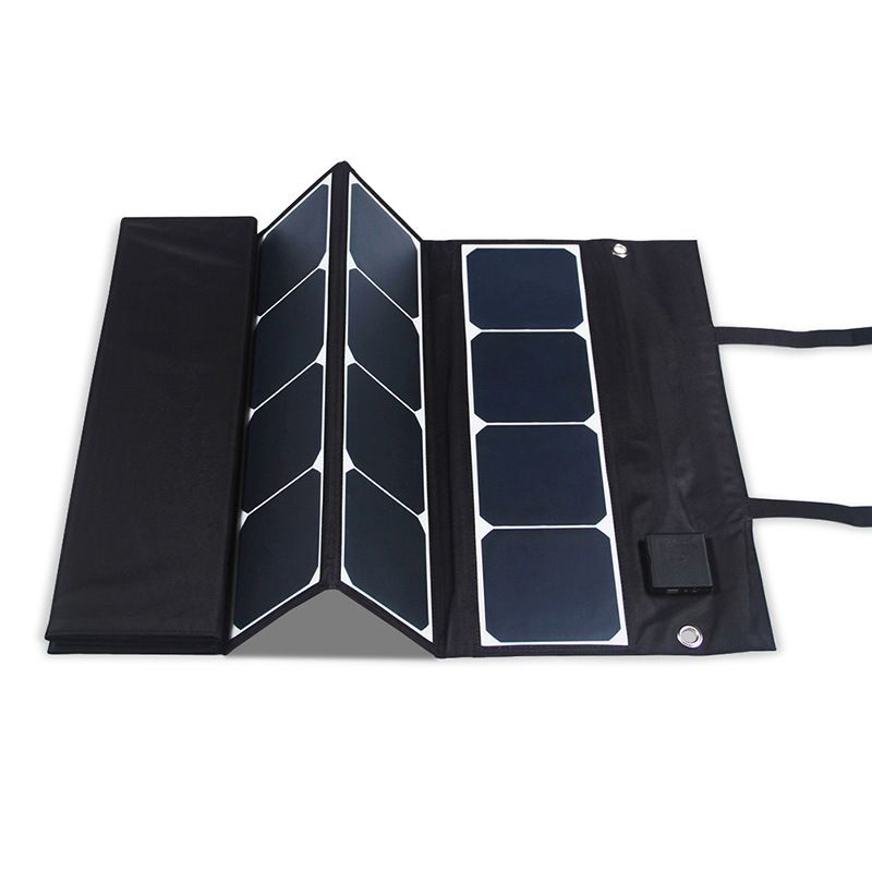 Factory direct solar folding bag 120W car computer emergency charging