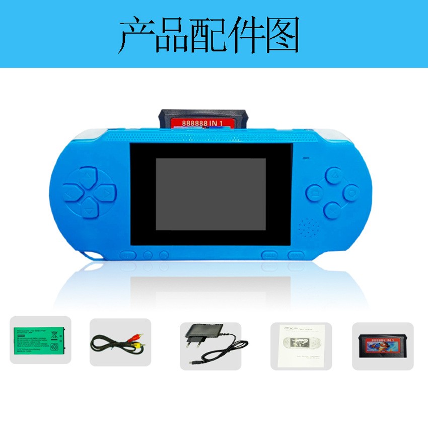Factory direct sales of PXP 8-bit handheld card-inserting game console, retro NES classic nostalgic games detail image 5