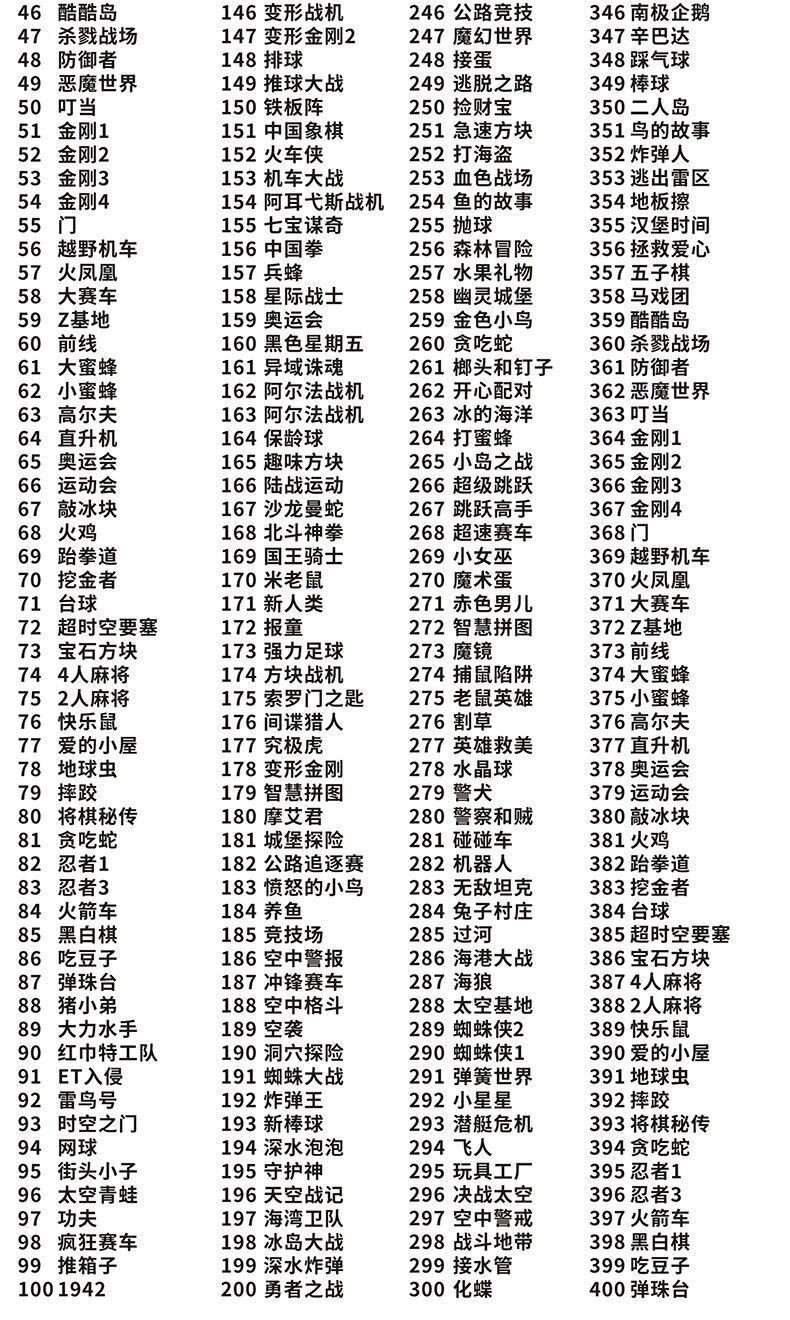 SUP400合1掌上游戏机 GAME BOX复古迷你儿童FC怀旧经典彩屏游戏机详情图18