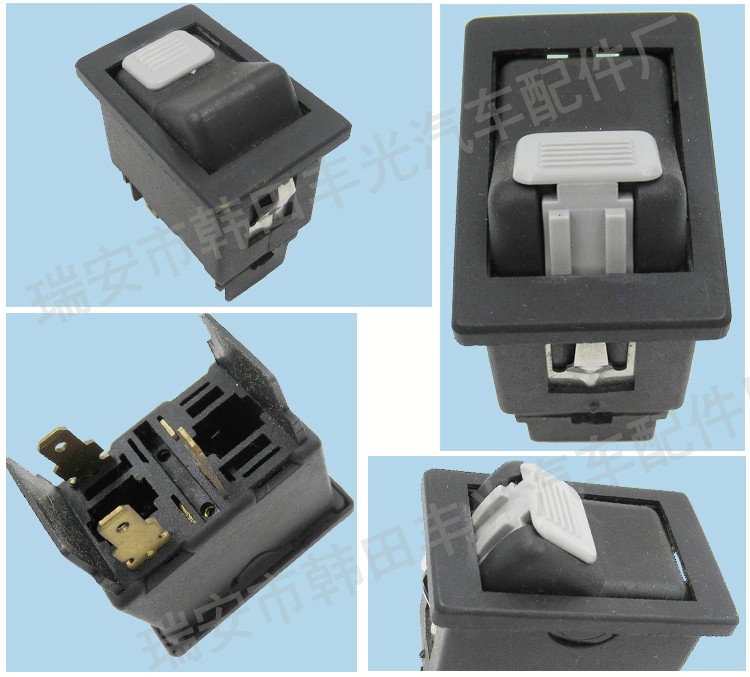 Factory direct sales, suitable for Scania push-button switch, car switch, lift plate switch with lock, 3-socket 290951 detail image 5