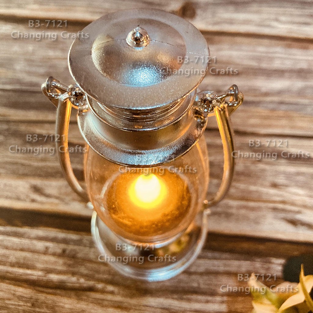 跨境批发圣诞节风灯桌面摆件LED电子蜡烛台灯小夜灯老人雪人装饰详情图4