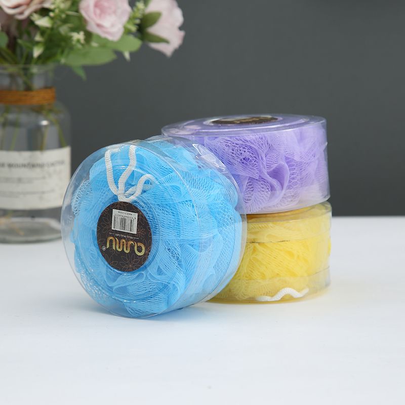 沐浴球。浴球。浴花产品图