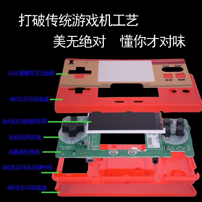 厂家直销 FC掌上游戏机 NES复古怀旧俄罗斯方块游戏机详情图4