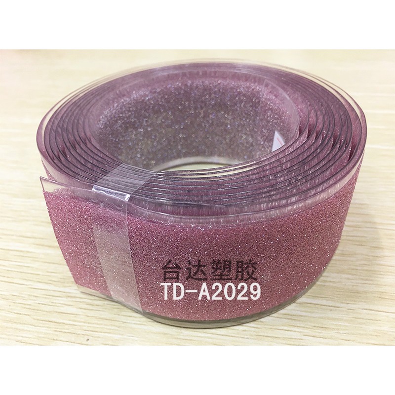PVC透明条加镭射闪粉#pvc磨砂条详情图2