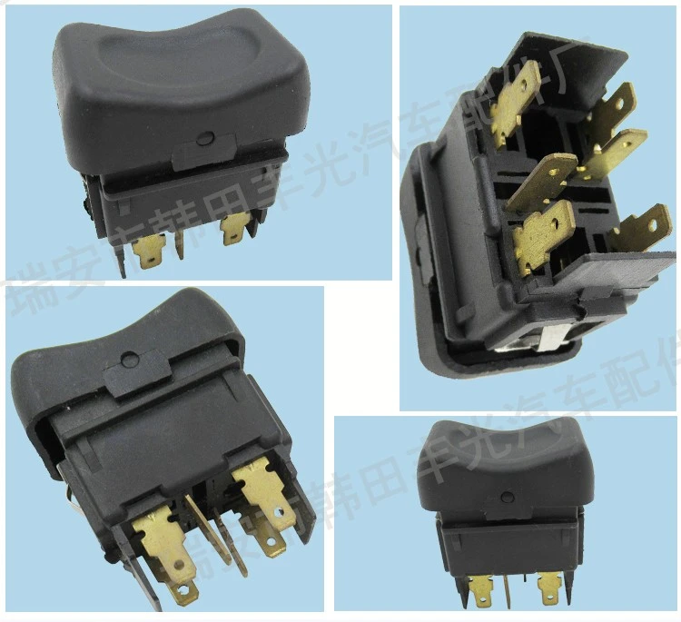 Factory direct sales, suitable for Scania window lifter switch, car lift plate button, 6 pins, 353628 detail image 5