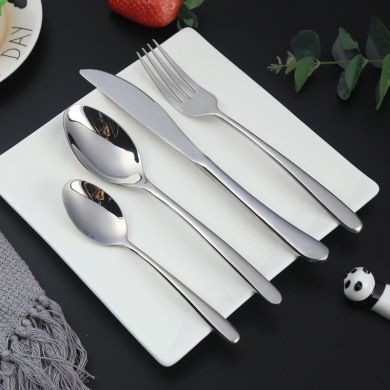Factory wholesale Western-style thickened 304 steak knife and fork elegant series Western tableware set, stainless steel tableware Application Scenario