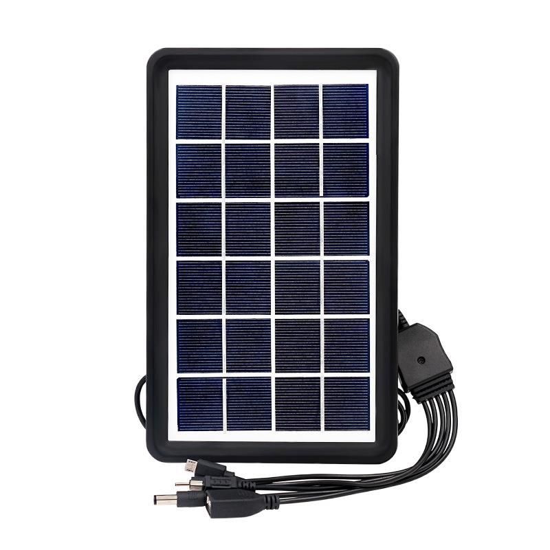 Factory direct sales of 3W6V polycrystalline solar panels, photovoltaic power generation glass laminated modules, and solar monitors Item Picture