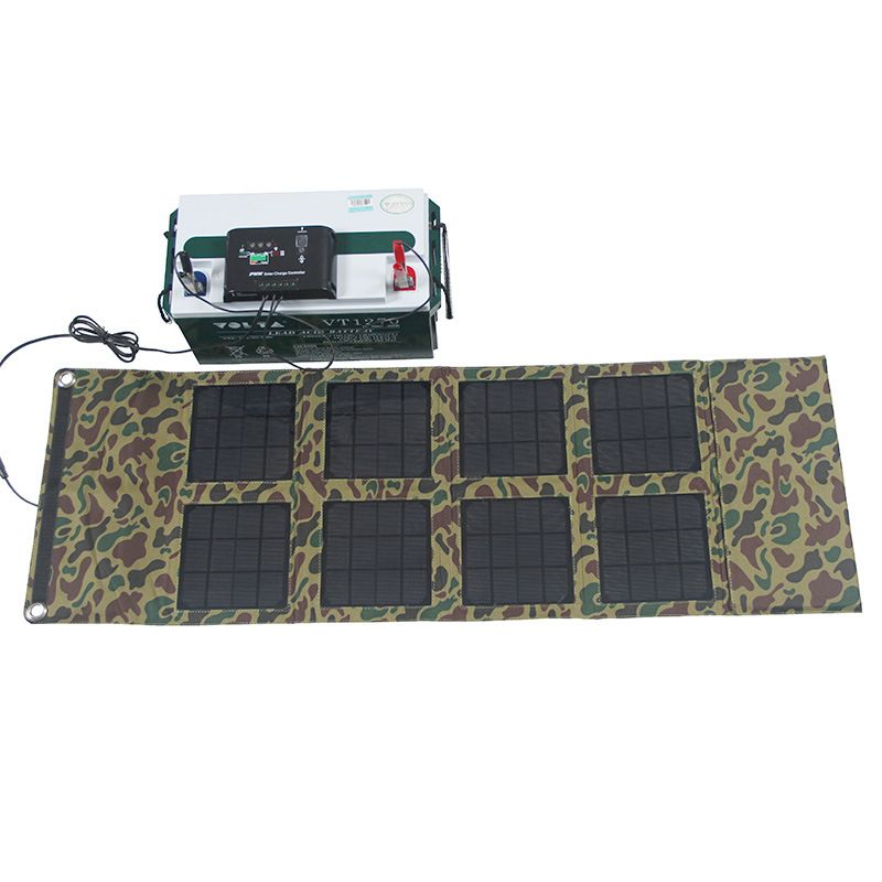 Customized solar charging plate 36W solar folding bag mobile power charging