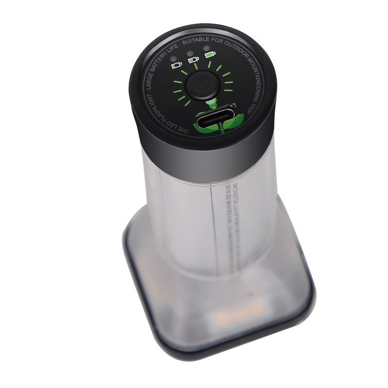 Multi-functional zoom flashlight LED outdoor charging camping is selling well on Amazon details Picture