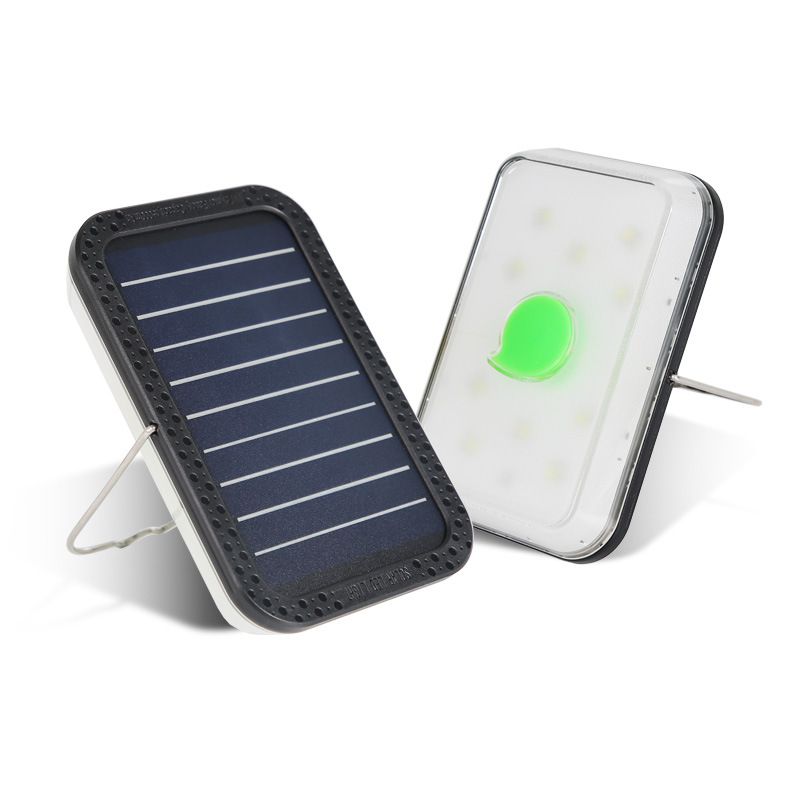 Cross-border 2W solar charging 5V outdoor camping multi-functional emergency LED lamp