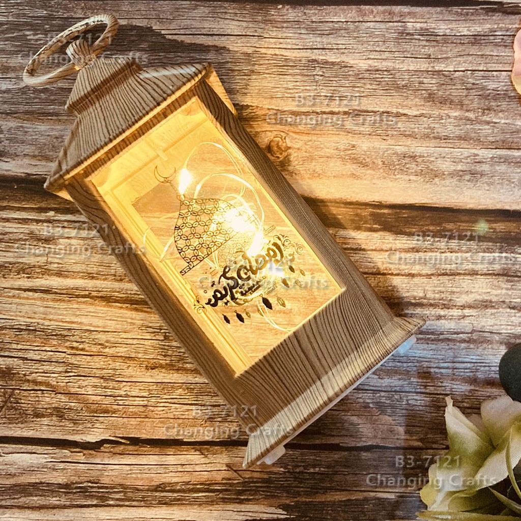 Cross-border wholesale of Christmas wind lights, LED electronic candles, table lamps, night lights, ramadan decorative desktop ornaments detail image 3