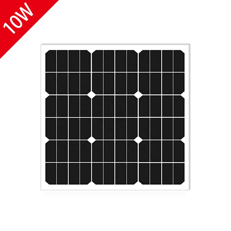Factory direct sales of 10W18V monocrystalline and polycrystalline solar panels, solar panels, photovoltaic power generation glass laminated components