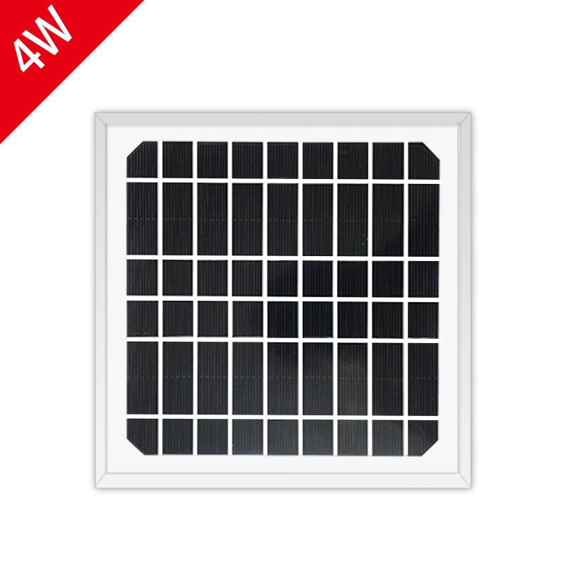 Factory direct sales of 4W - 3V solar monocrystalline panels, solar panels, photovoltaic power generation glass laminated components
