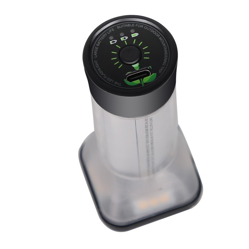 Multi-functional zoom flashlight LED outdoor charging camping is selling well on Amazon detail image 2