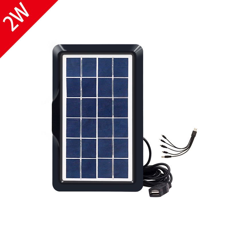 Factory direct sales of 2W - 5V polycrystalline solar panels, solar panels, photovoltaic power generation glass laminated components