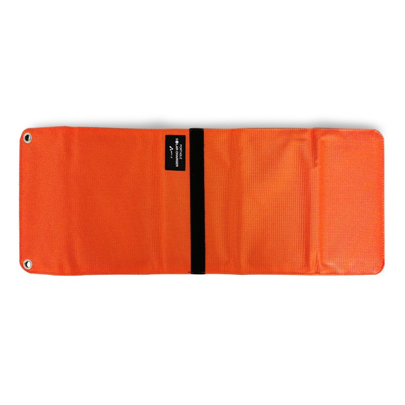 Quality solar folding bag, solar single crystal board, 7w solar charger, outdoor mobile phone charging detail image 3