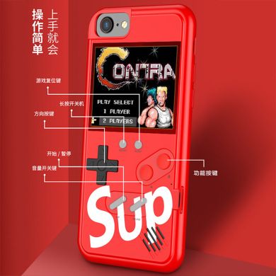 彩屏游戏机手机壳Sup俄罗斯方块游戏机壳适用iphone678plus xsmax细节图