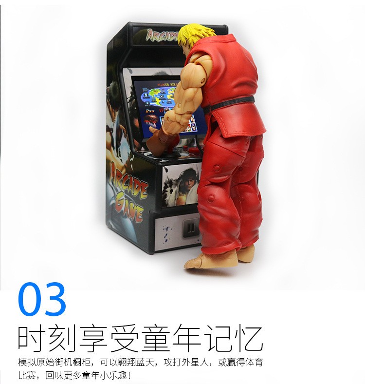 迷你街机复古儿童游戏机经典怀旧掌上游戏机156游戏16BIT街霸详情图6