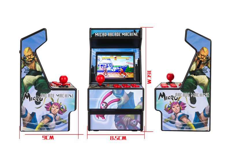 迷你街机复古儿童游戏机经典怀旧掌上游戏机156游戏16BIT街霸详情图13