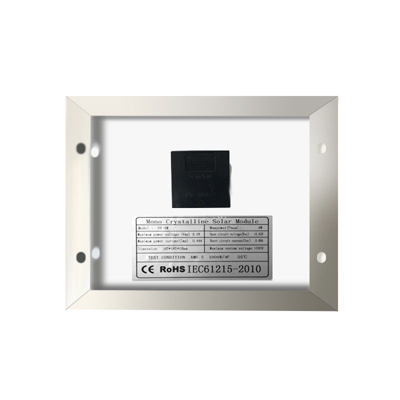 Factory direct sales of 4W - 3V solar monocrystalline panels, solar panels, photovoltaic power generation glass laminated components details Picture
