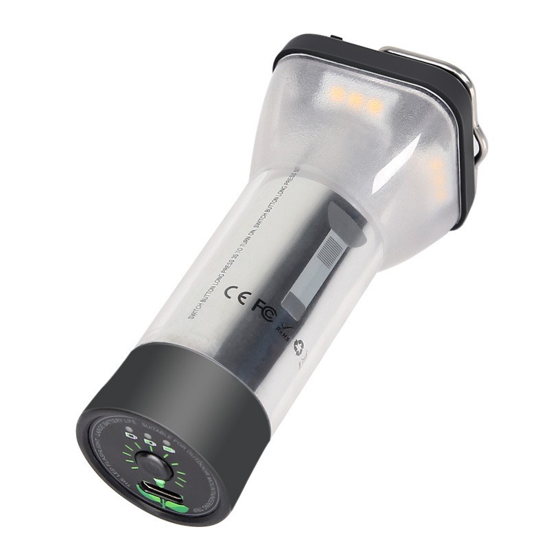 Multi-functional zoom flashlight LED outdoor charging camping is selling well on Amazon detail image 1