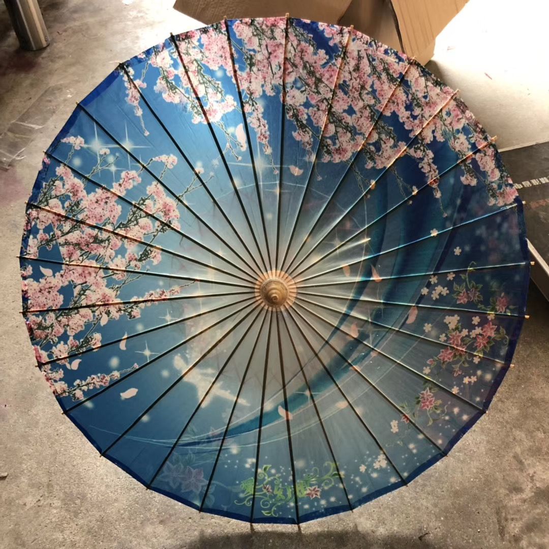 葫芦顶油纸伞   绸布印花工艺伞   跳舞拍照伞   许仙白娘子伞