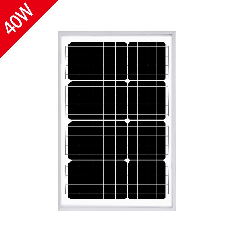 Factory direct sales of 40W18V monocrystalline and polycrystalline solar panels, solar panels, photovoltaic power generation glass laminated components
