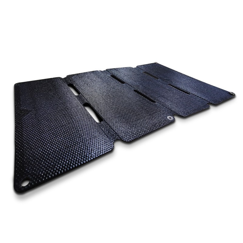 10W single crystal ETFE integrated laminated solar folding bag, 5V2A waterproof mobile phone charging detail image 2
