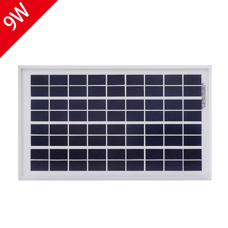 Factory direct sales of 9W6V monocrystalline and polycrystalline solar panels, solar panels, photovoltaic power generation glass laminated components