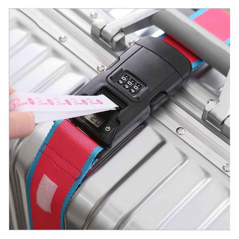 新品 二合一行李箱绑带 手提电子称 旅行产品 密码锁    量大价格请咨询客服详情图3