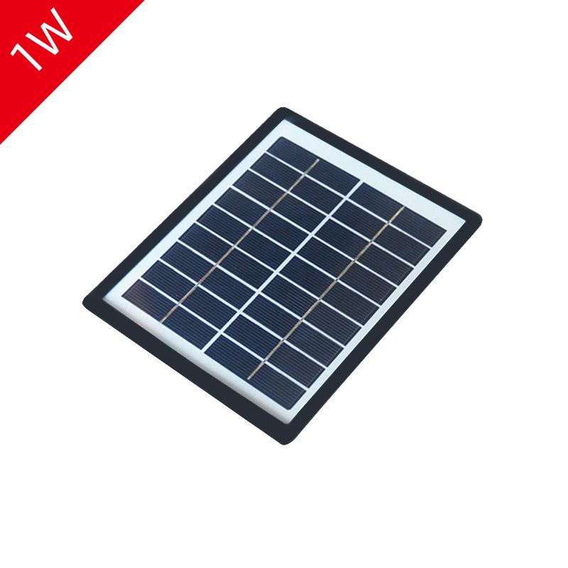 Factory direct sales of 1W - 5V polycrystalline solar panels, glass laminated solar panels, photovoltaic power generation mobile power supplies