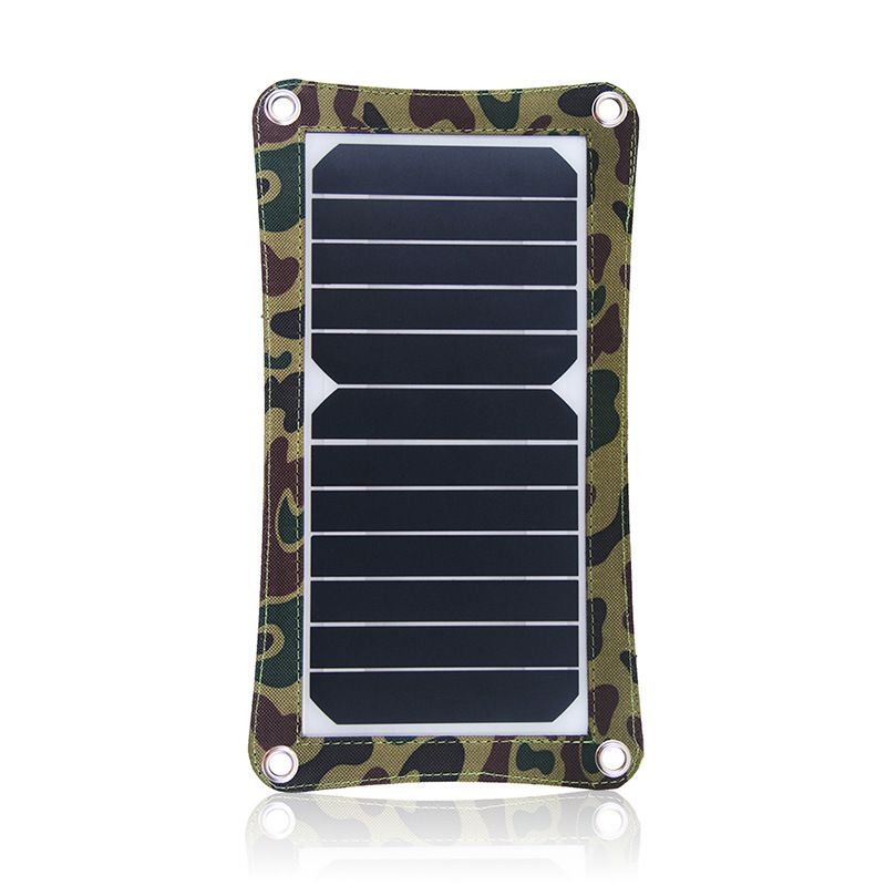 The 6.5W high-conversion sunpower solar charger for outdoor mobile phone emergency power banks is selling well in Europe and America