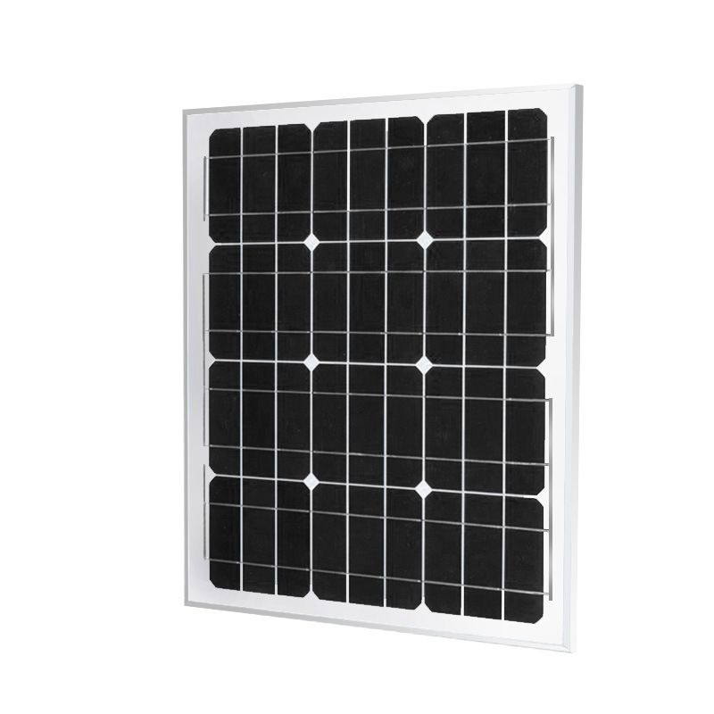 Factory direct sales of 30W18V monocrystalline and polycrystalline solar panels, solar panels, photovoltaic power generation glass laminated components details Picture