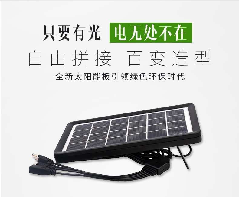 Factory direct sales of 3W6V polycrystalline solar panels, photovoltaic power generation glass laminated modules, and solar monitors detail image 2