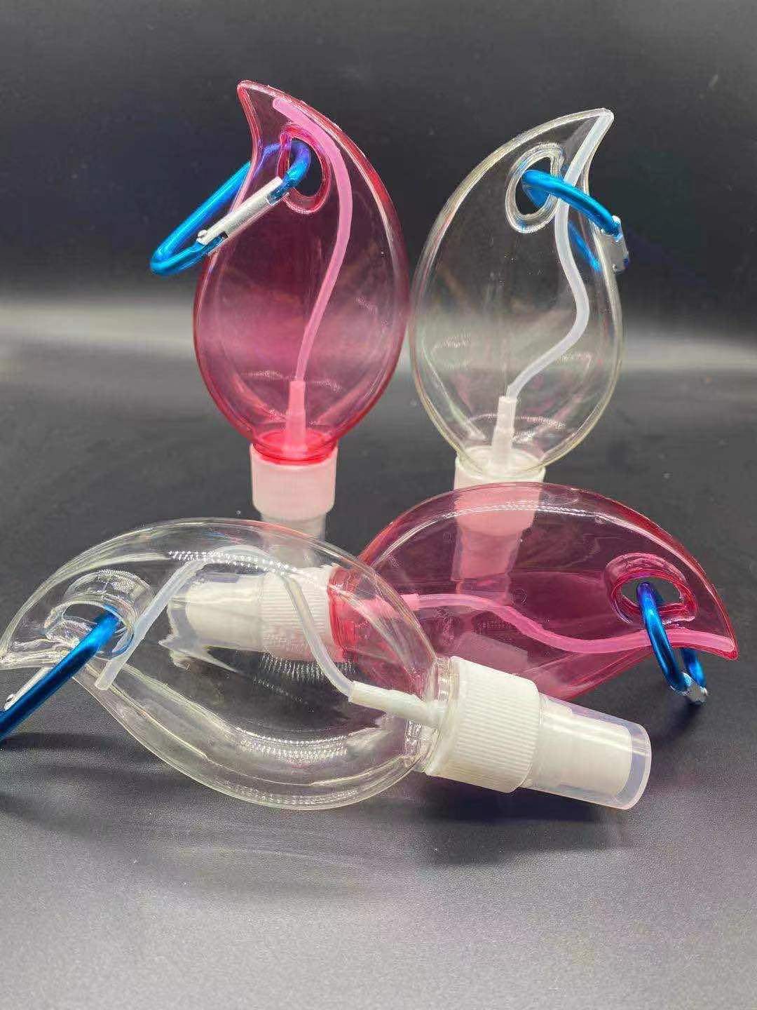 树叶挂钩喷瓶树叶登山扣喷瓶香水瓶消毒挂钩瓶便携挂钩喷瓶详情图5