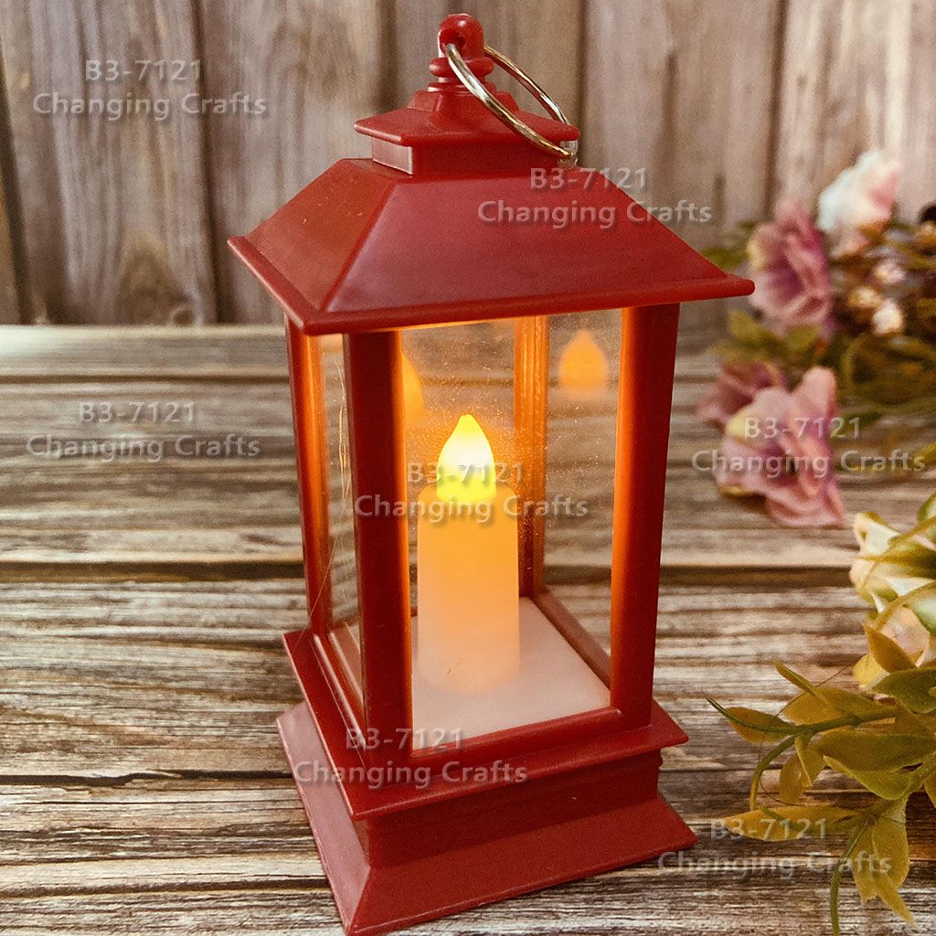 Christmas wind lamp, LED, electronic candle, table lamp, night lamp, antique lantern, decorative table decoration
