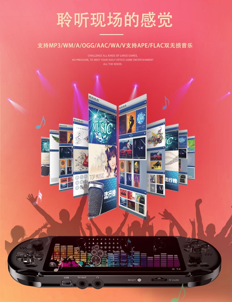 شاشة عرض الفيديو X12 المزودة بعمود مزدوج، 5.1 بوصة من شاشة الفيديو PSP detail image 16