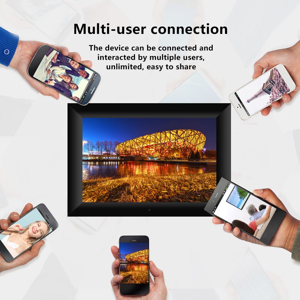 云相框/投影/节日礼品白底实物图