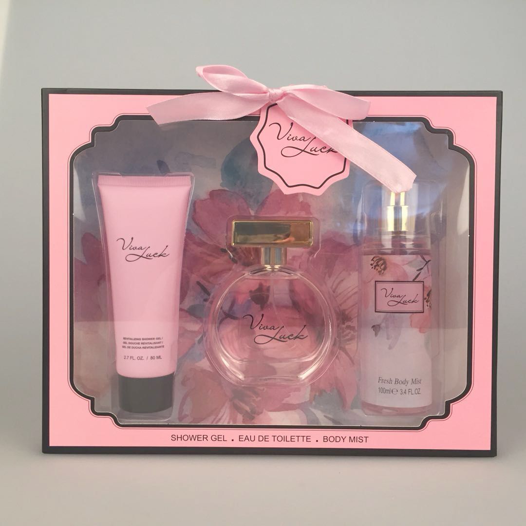 Ladies perfume Set, fresh and durable, delicate gift box for girls