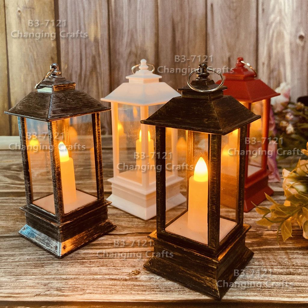 Ramadan USB, Christmas Ghost Festival style lanterns, candlesticks, electronic small horse lanterns, oil lamps, hanging ornaments, LED antique style Specification image