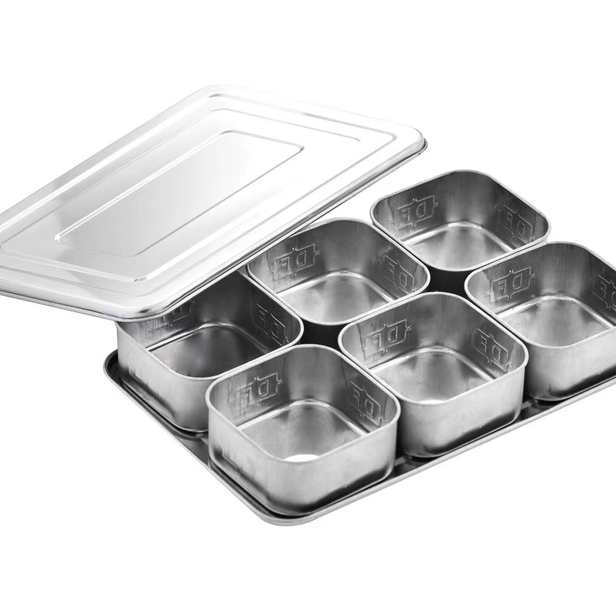 Stainless steel seasoning box