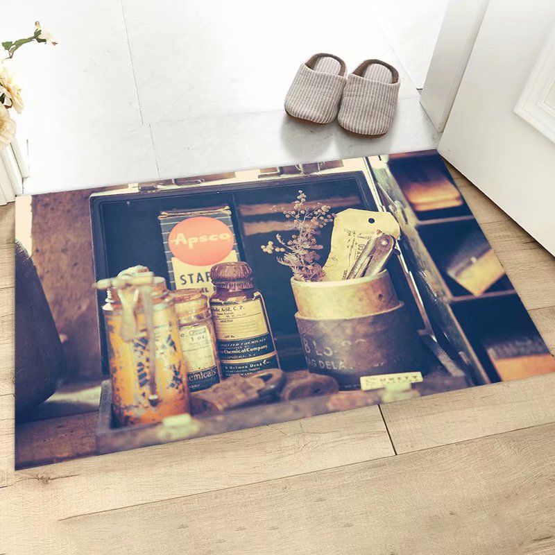 3D印花门垫 客厅地毯卧室家用现代简约地垫详情图2